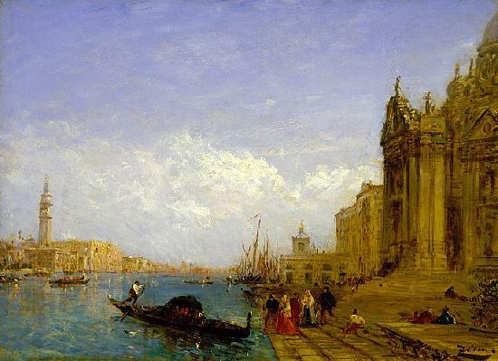Felix Ziem Venetian Scene oil painting picture